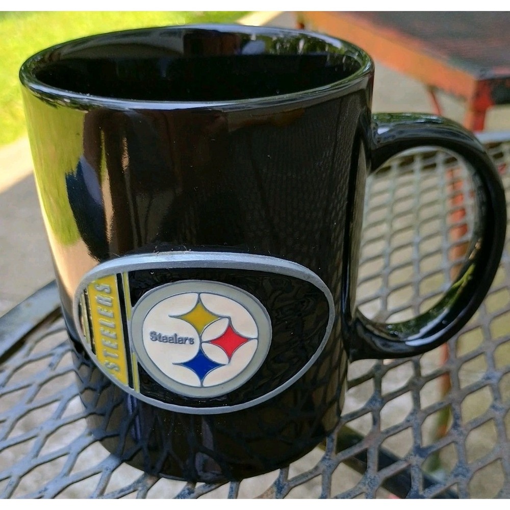 Steelers Logo Black‎ Ceramic Coffee Tea Mug 12oz Black
